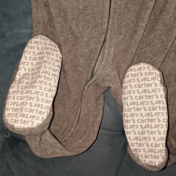 NWT Carter's 18 Month Baby Fleece Onesie - Picture 5 of 8